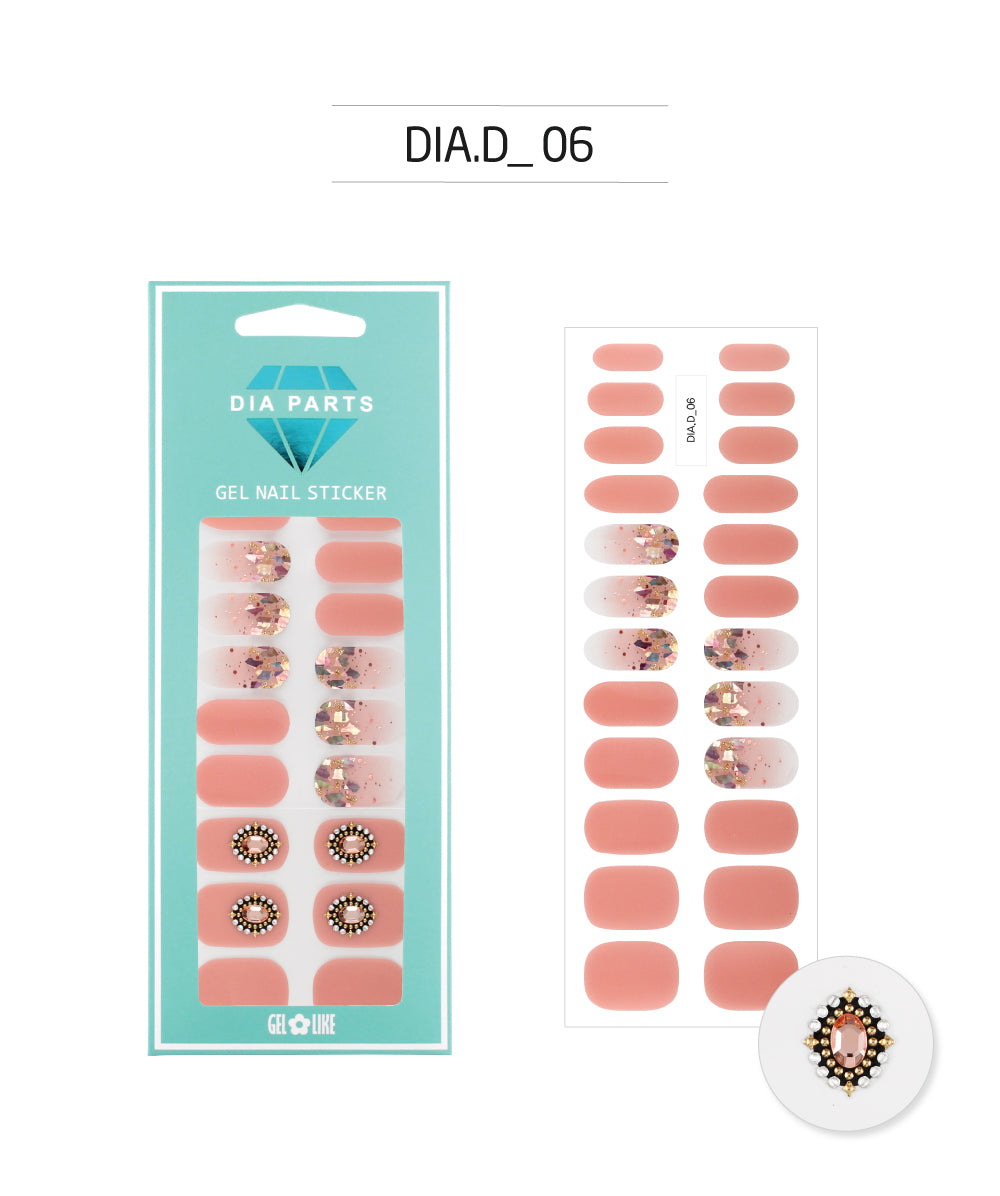 [US SHIP] Lalalee's Premium Korean Gel Nail Wrap,Gel Nail Sticker,Gell Nail Art.