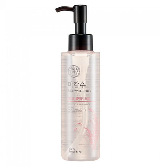 The Face Shop Rice Water Bright Light Facial Cleansing Oil 150ml,oily and combination skin,makeup remover,k beauty